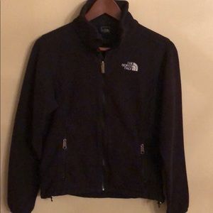 Black North Face fleece jacket
